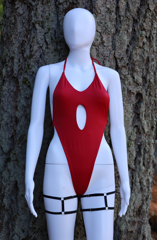 Black Leg Garter Set