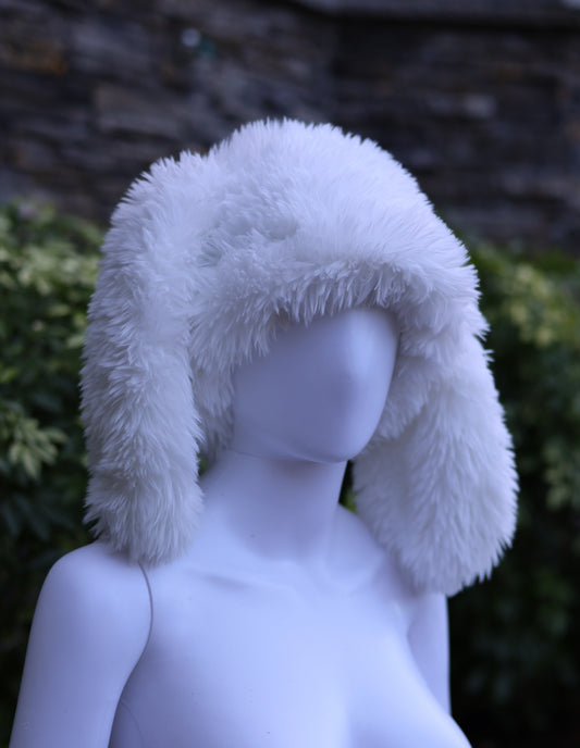 White Bunny Hat