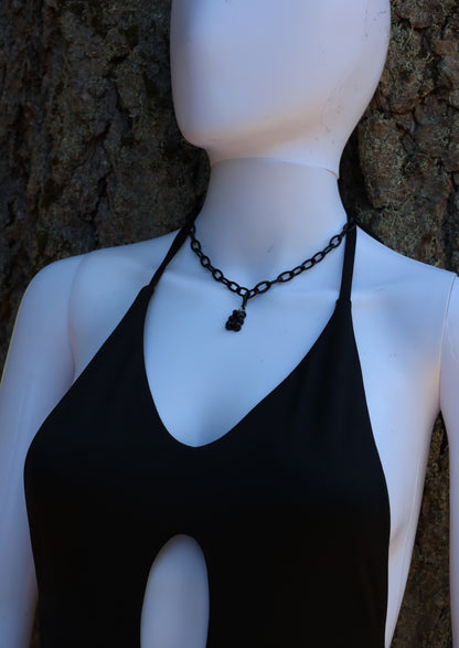 Black Gummy Bear Necklace