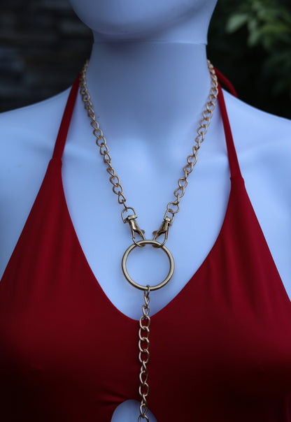 Gold O-Ring Body Chain V2