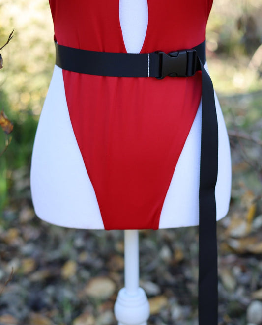 Black Rave Belt Detail