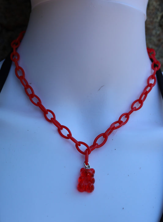 Red Gummy Bear Necklace