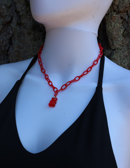 Red Gummy Bear Necklace