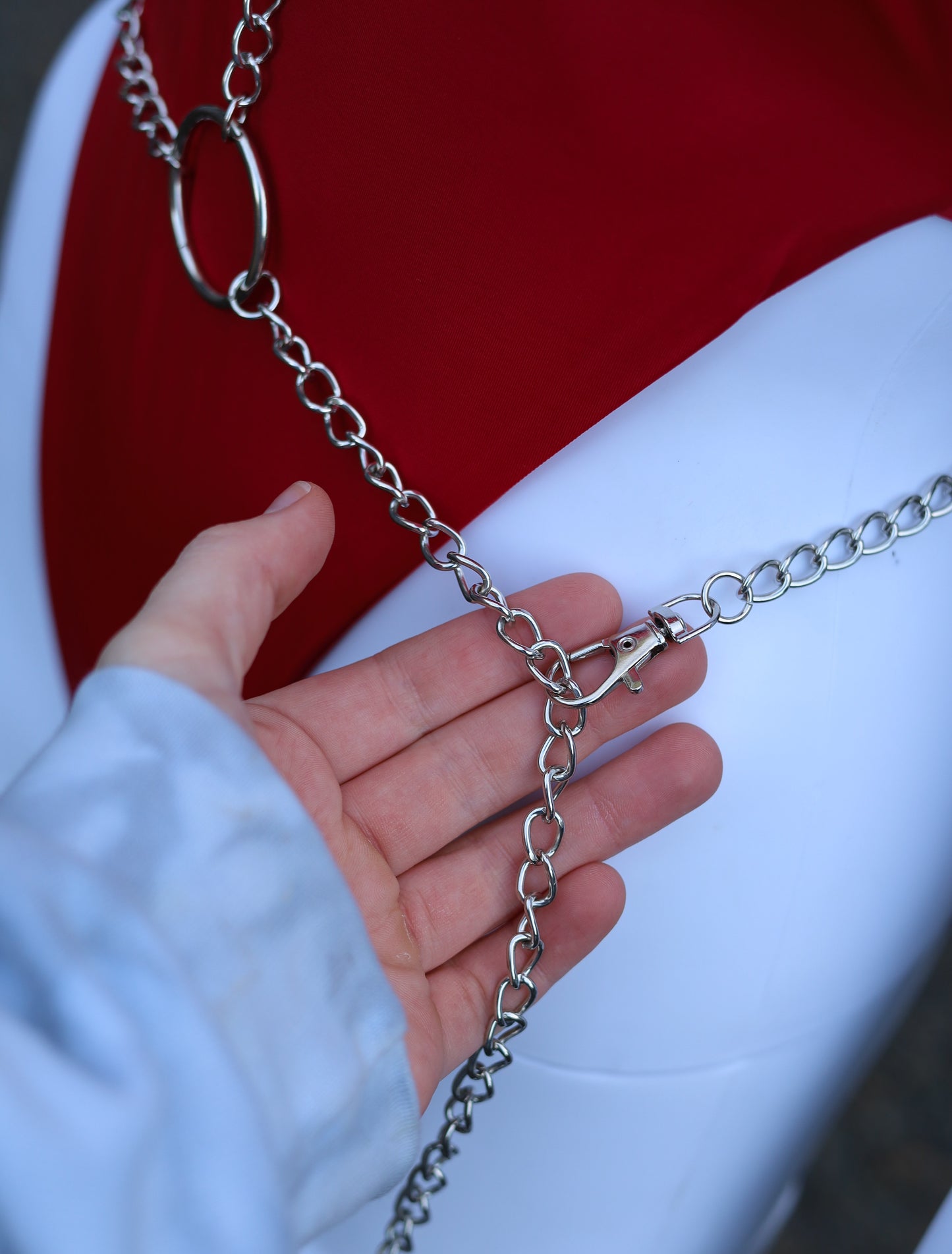 Silver O-Ring Body Chain V2
