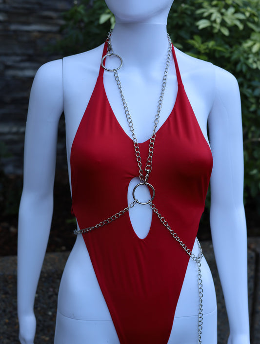 Silver O-Ring Body Chain V2