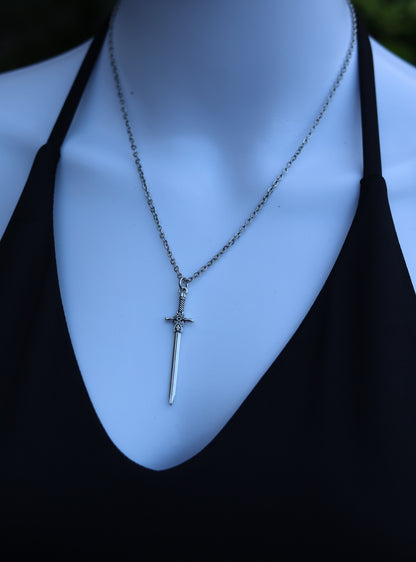 Silver Sword Necklace