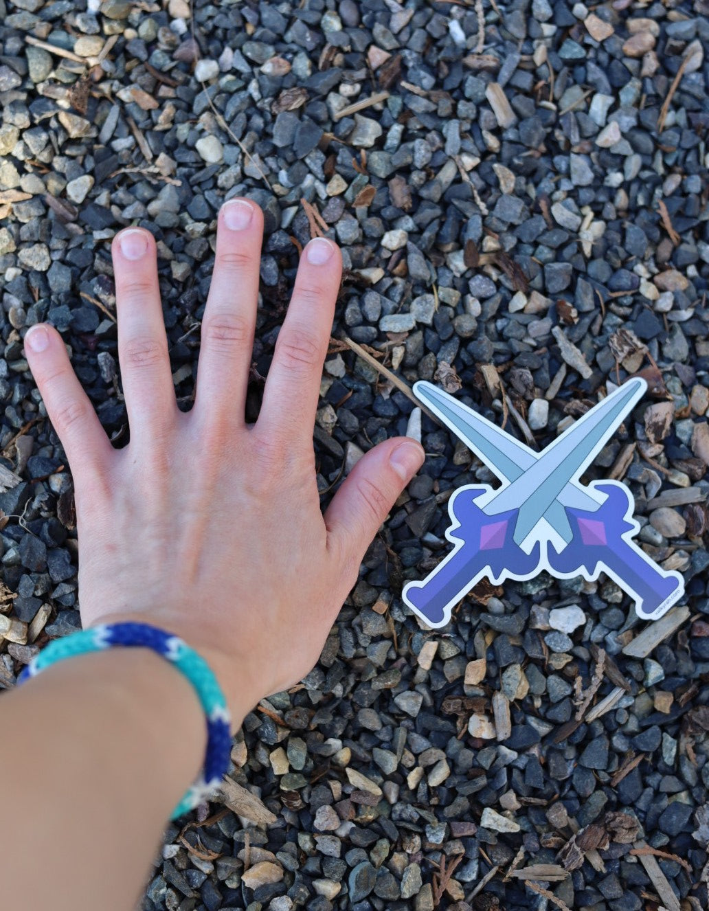 Valkyrah Sword Sticker Hand
