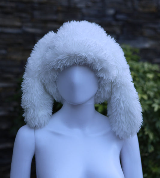White Bunny Hat